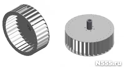 Рабочее колесо для термокамеры АГРОС, аналог фото