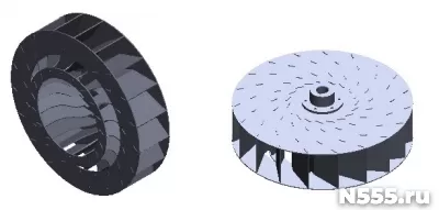 Рабочее колесо для термокамеры Техтрон+, аналог фото